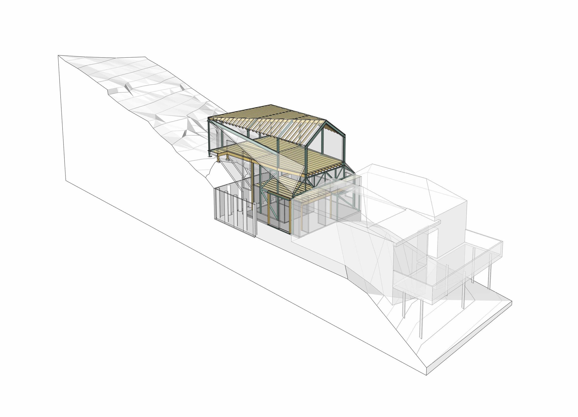 3D Revit model Drawing