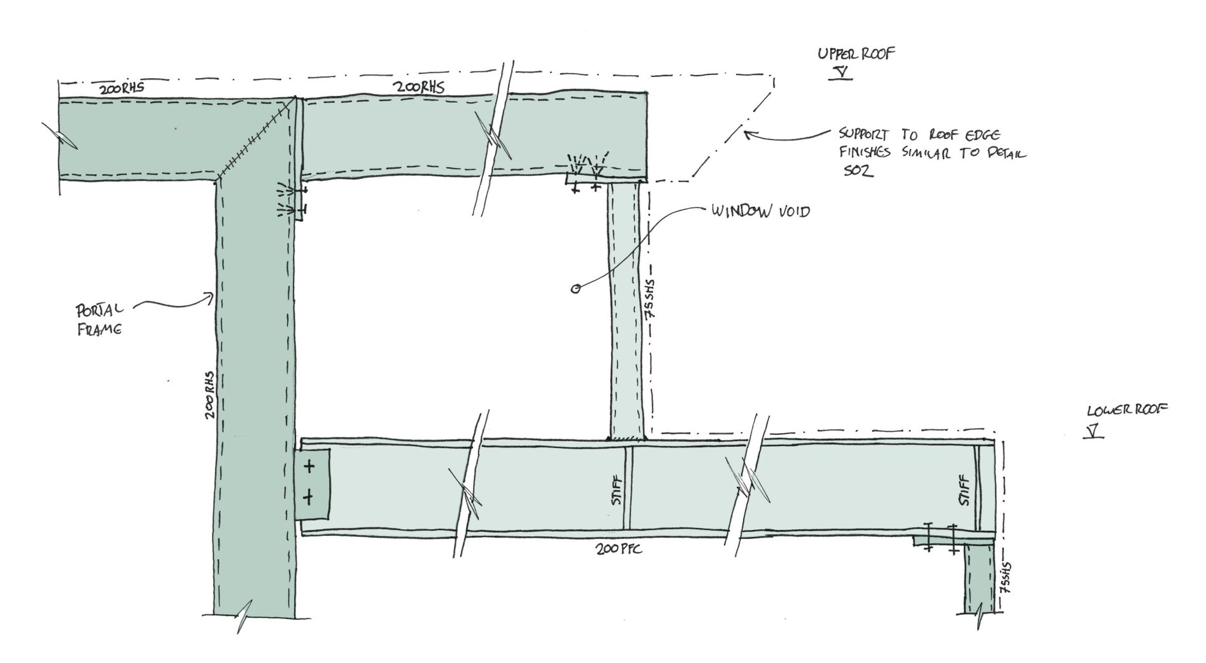 concept detail sketch Drawing